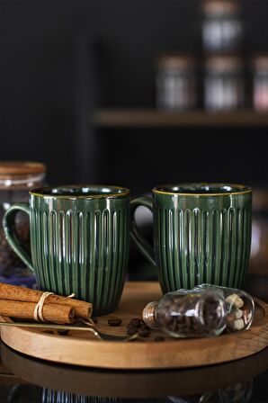 Artistik Yeşil 2li Kupa Seti