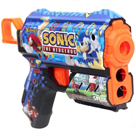 Oyuncfak Tabanca X-Shot Skins Sonic Dart Fırlatıcı 8 Dartlı