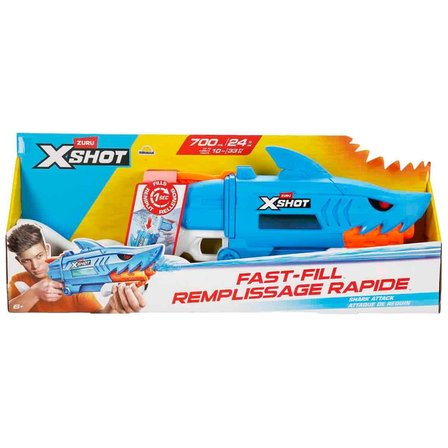 X-Shot Shark Su Tabancası - 10 Metre Menzilli 700 ml Kapasiteli Büyük Boy Su Pompası