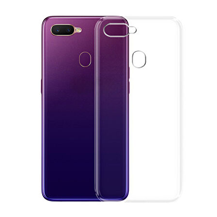 Oppo A12 Lux Seri Premium Şeffaf Silikon Kılıf
