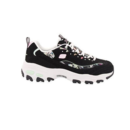 Skechers D'Lites-Blooming Fields 149794-BKMT Kadın Spor Ayakkabı Siyah Multi