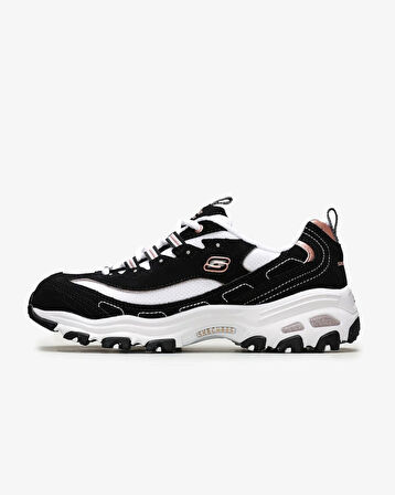 Skechers D'lites - Devoted Fan 13154 BKRG Kadın Siyah Sneakers