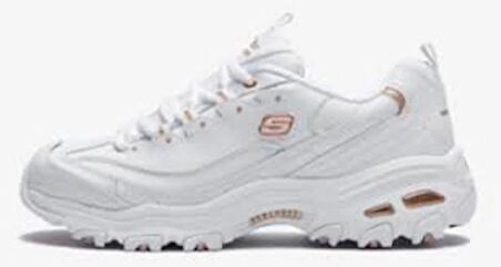 Skechers D'Lites 11931-WTRG Kadın Spor Ayakkabı Beyaz