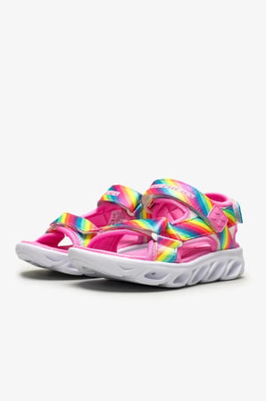 Skechers 20218L MLT Hypno-Flash - Rainbow Kız Çocuk Işıklı Sandalet