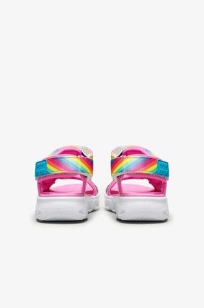 Skechers 20218L MLT Hypno-Flash - Rainbow Kız Çocuk Işıklı Sandalet