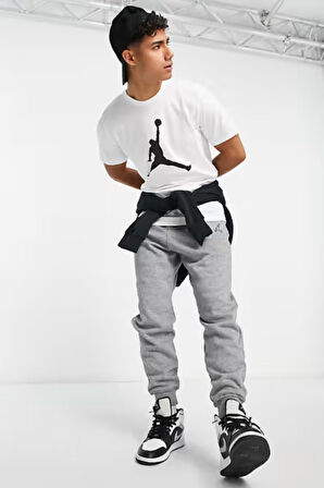 Nike Jordan Jumpman  Short-Sleeve Pamuklu Beyaz Erkek Tişört