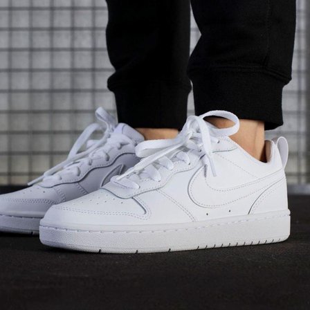 Nike Court Borough Low 2 Gs Unisex Beyaz Günlük Ayakkabı BQ5448-100