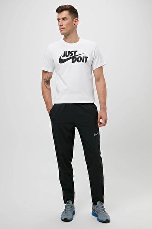 Nike M Df Run Stripe Wvn Pant Erkek Eşofman Alt BV4840-010-Siyah