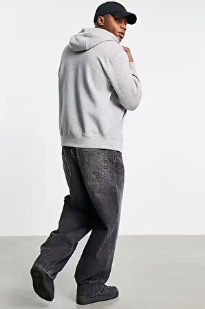 Nike Sportswear Club Full Zip Hoodie Erkek Gri Sweatshirt