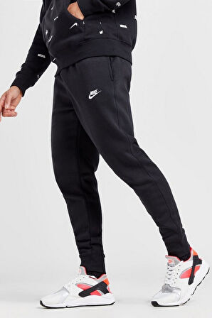 Nike Nsw Clup Jogger Erkek Siyah  Şardonlu Eşofman Altı 