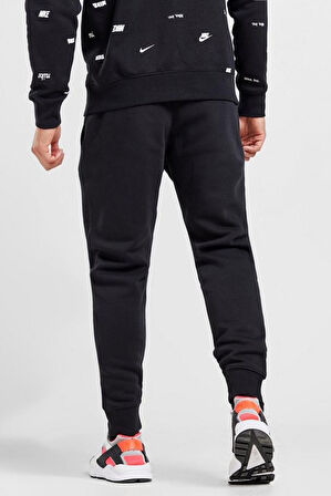 Nike Nsw Clup Jogger Erkek Siyah  Şardonlu Eşofman Altı 