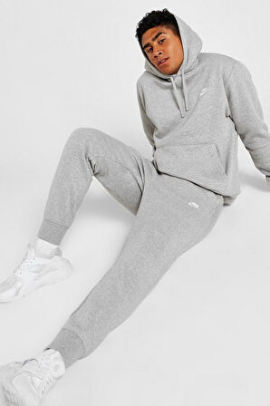 Nike Nsw Clup Jogger Erkek Gri Şardonlu Eşofman Altı 