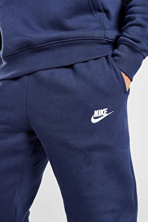 Nike Nsw Clup Jogger Erkek Lacivert Şardonlu Eşofman Altı 