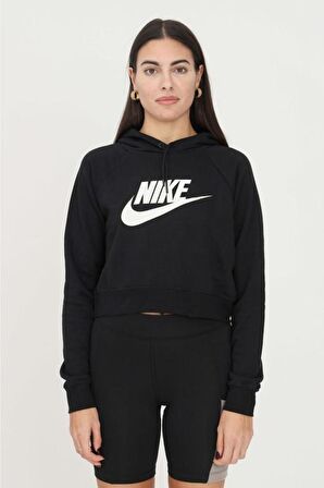 W Nsw Essntl Flc Gx Crop Hdy Kadın Sweat Shirt Cj6327-010