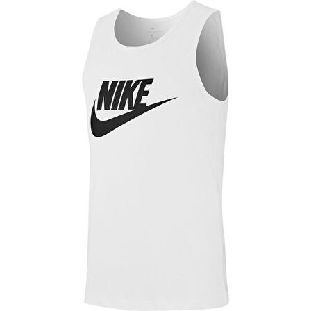 Nike M Nsw Tank Icon Futura Erkek Beyaz Atlet - AR