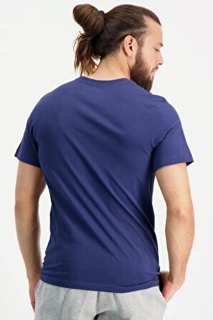 Nike M Nsw Club Erkek Lacivert Tişört AR4997-410