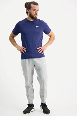 Nike M Nsw Club Erkek Lacivert Tişört AR4997-410
