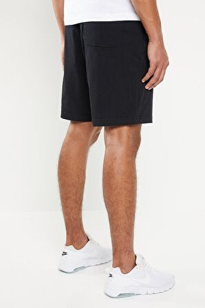 Nike Sportswear Club Jersey Cotton Shorts Unisex Pamuklu ince Yazlık Şort Siyah