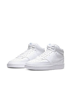 Nike Wmns CD5436-100 Court Vision Mid Beyaz Unisex Günlük Spor Ayakkabı