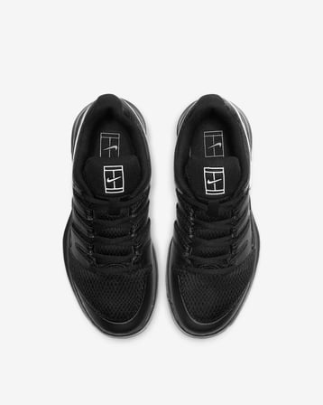 NikeCourt Jr. Vapor X AR8851-009 Çocuk Tenis Ayakkabısı - Siyah