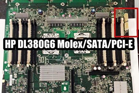 HP DL380G6 G7 SATA Power Kablo 2 li