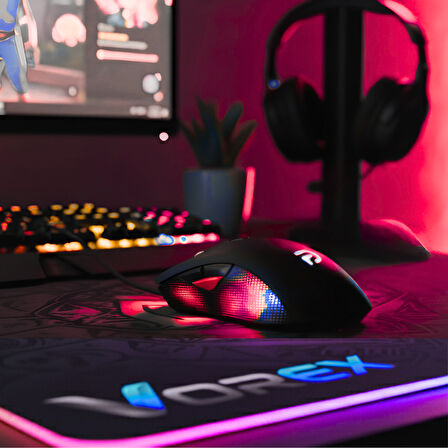 Trio - G802 Siyah RGB Gaming Mouse | Kablolu Oyuncu Faresi