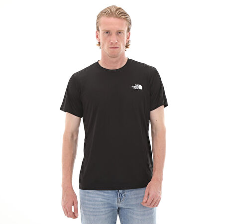 F0A4CDWKY41-R The North Face M Reaxıon Red Box Tee - Eu Erkek T-Shirt Siyah