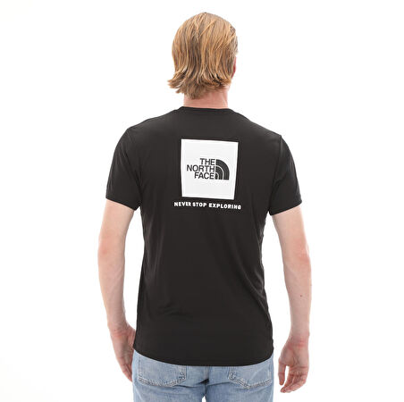 F0A4CDWKY41-R The North Face M Reaxıon Red Box Tee - Eu Erkek T-Shirt Siyah