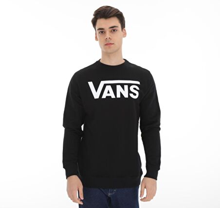 Vans Siyah - Beyaz Erkek Sweatshırt VN0A456AY281 VANS