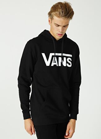 Vans Siyah - Beyaz Erkek Sweatshırt VN0A456BY281 CLASSIC PO HOODIE II