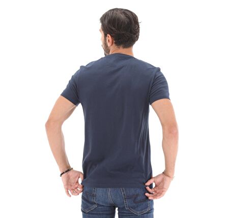 B0A2BPR4331-R Timberland Ss Dunstan River Jersey Crew Tee Slim Erkek T-Shirt Lacivert