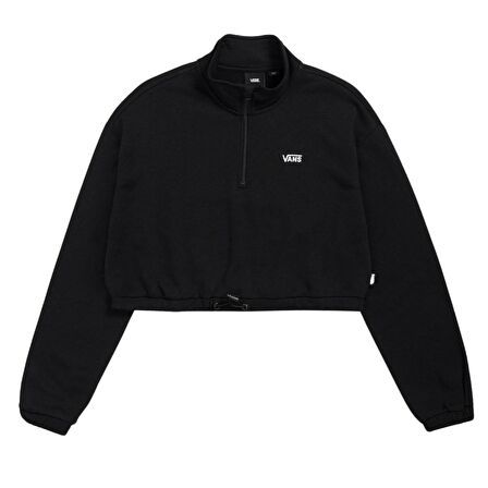 Vans Left Chest Half Zip Fleece Siyah Sweatshirt