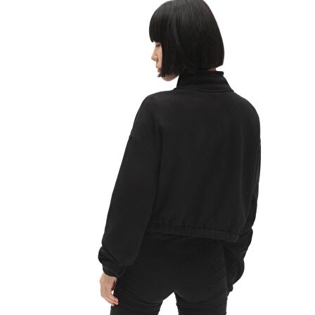 Vans Left Chest Half Zip Fleece Siyah Sweatshirt