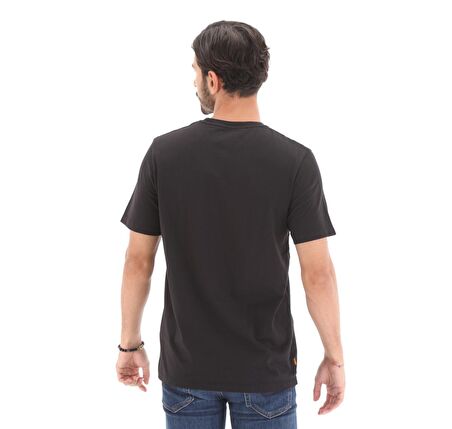 B0A2C310011-R Timberland Ss Kennebec River Linear Tee Erkek T-Shirt Siyah