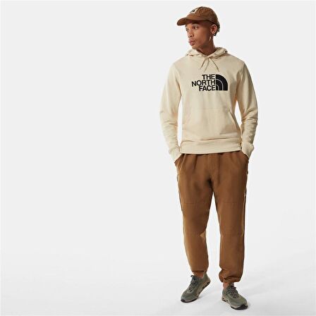 The North Face Light Drew Peak Hoodie Erkek Kapüşonlu Sweatshirt Bej