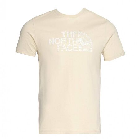 The North Face Woodcut Dome Erkek Tişört Bej