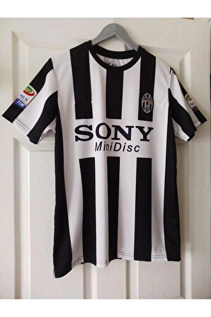 Juventus Del Piero nostalji Siyah Beyaz Forması