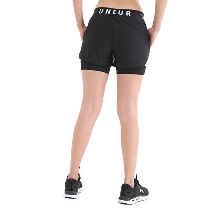 A1351981-001-001 Under Armour Play Up 2-In-1 Shorts Kadın Şort Ve Kapri Siyah