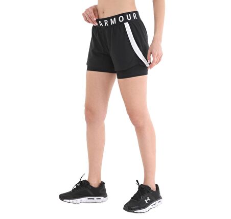 A1351981-001-001 Under Armour Play Up 2-In-1 Shorts Kadın Şort Ve Kapri Siyah