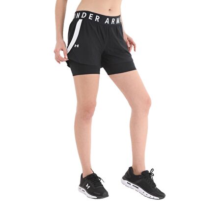 A1351981-001-001 Under Armour Play Up 2-In-1 Shorts Kadın Şort Ve Kapri Siyah