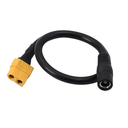 DC Jack Dişi- XT60 Dişi Dönüştürücü Kablo 20 cm