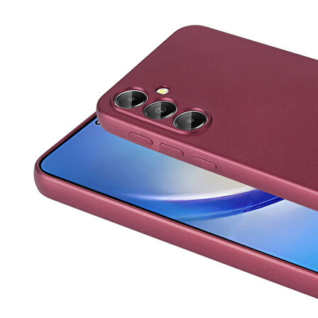 Gpack Samsung Galaxy A35 uyumlu Kılıf Premier Kamera Korumalı Mat Silikon