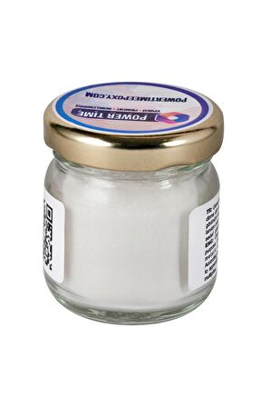 Sedefli Metalik Toz Pigment Boya / Beyaz Gümüş / Epoksi Için 10 GRAM