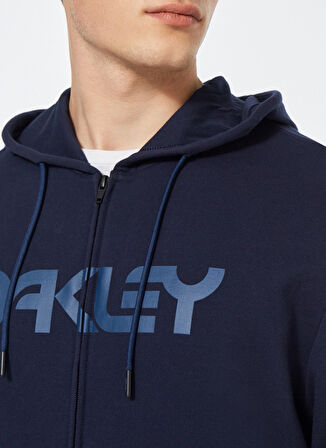 Oakley Zip Ceket, L, Lacivert