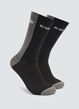 Oakley Siyah - Gri Unisex Çorap FOS901235 ICON road short socks