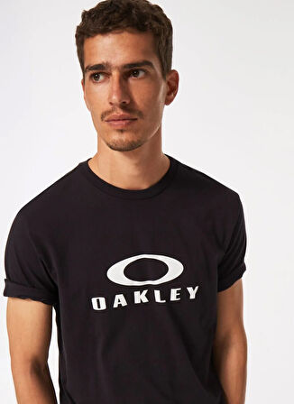 Oakley O BARK 2.0 Siyah Bisiklet Yaka Normal Baskılı T-Shirt