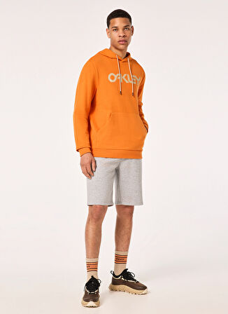 Oakley Turuncu Erkek Kapüşonlu Baskılı Sweatshirt FOA402599 B1B PO HOODIE 2.0