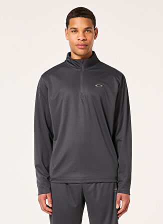 Oakley Gri Erkek Fermuarlı Polar Sweatshırt FOA404792 FOUNDATIONAL 1/4 ZIP