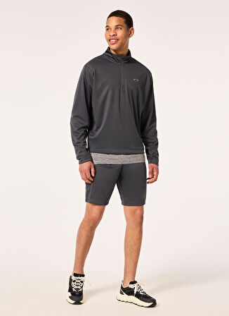 Oakley Gri Erkek Fermuarlı Polar Sweatshırt FOA404792 FOUNDATIONAL 1/4 ZIP