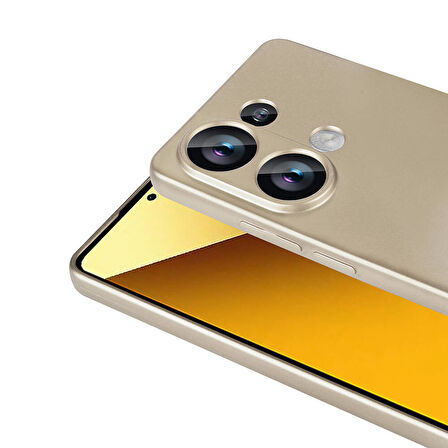 Gpack Xiaomi Poco M6 Pro uyumlu Kılıf Premier Kamera Korumalı Mat Silikon